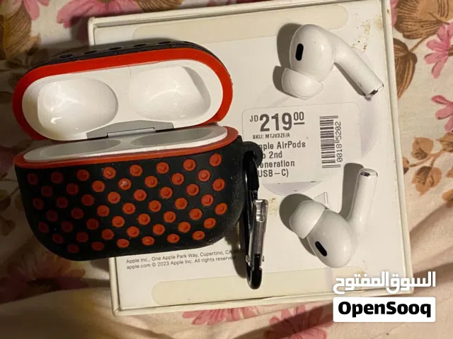 سماعات اصليه مستخدمه شي بسيط ونفس جديد apple alrpods pro 2nd