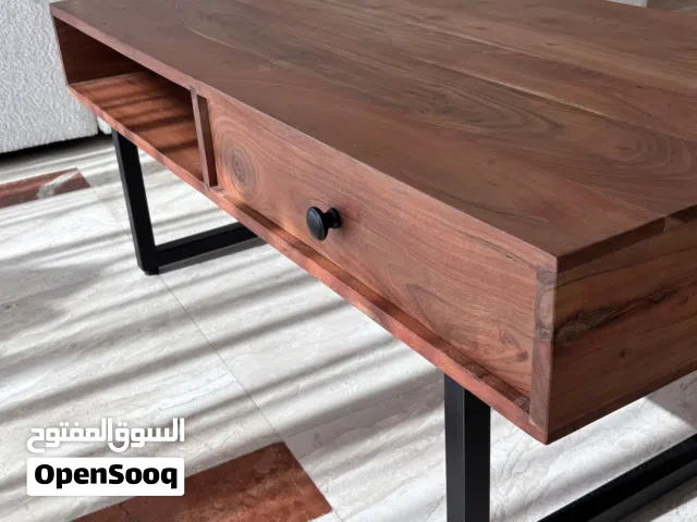 Brand new Stylish wooden coffee table with drawer from panhome طاولة خشب من بان هوم