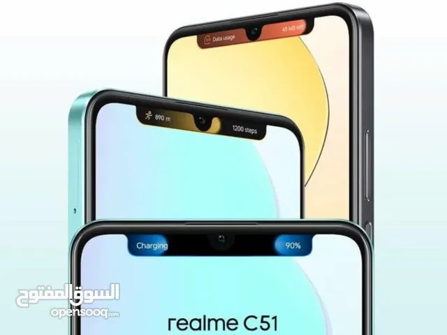 Realme C51 4G RAM 128G ROM Brand New - ريلمي سي 51 4 جيجا رام و 128 ذاكرة جديد
