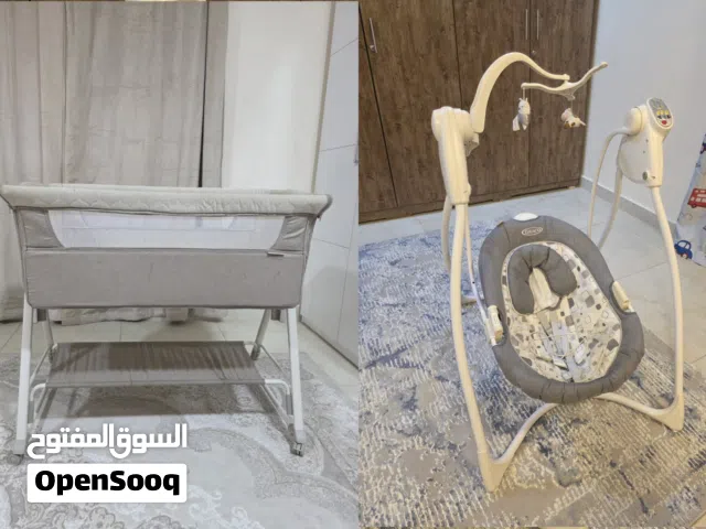 سرير وكرسي اطفال متحرك Baby bed and Swing