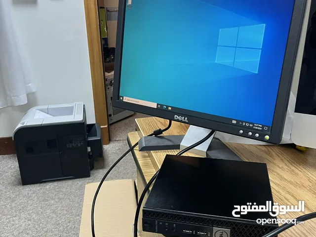 كمبيوتر ولابتوب مبرمج وجاهز مع شاشة وكيبورد وماوس