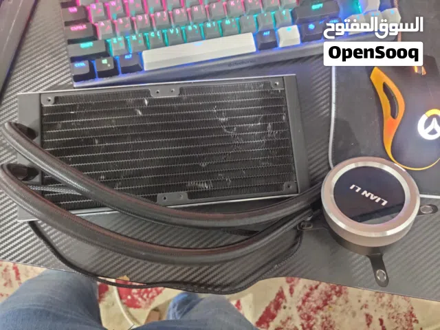 مبرد Lian li للبيع يحتاج تبديل سائل  Lianli cooler for sale need to change the liquid inside withRGB