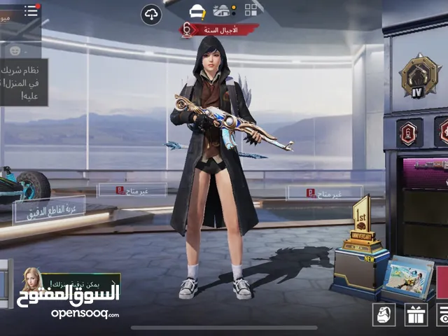 حساب ببجي للبيع