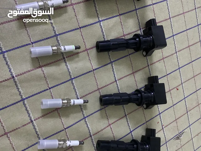 Ignition coil with spark plugs