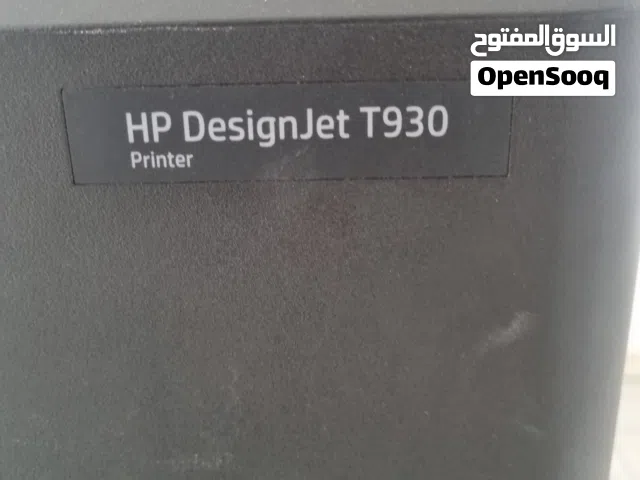 بلوتر hp ابيض واسود وألوان بحالة جيدة يطبع جميع المقاسات مستعمل للبيع