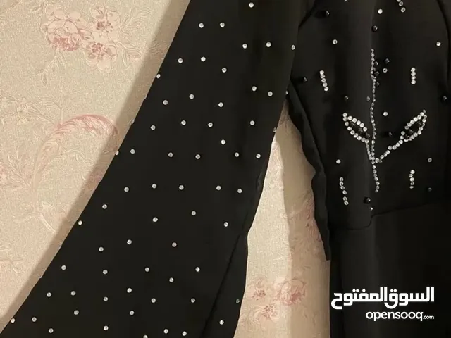 فستان سهره اسود ناعم مقاس لارج