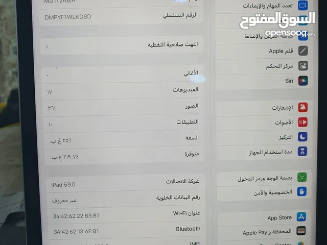 Apple iPad Pro 256 GB in Tafila