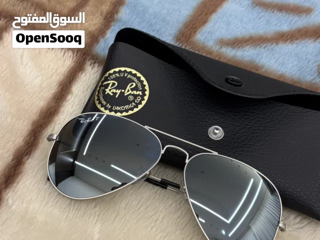 نضاره شمسيه ريبال جديده مش ملبوسه ولا لبسه ولا شخط فيها اللون سلفر