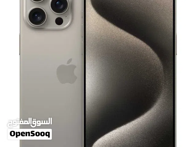 ايفون 15 برو ماكس 512 جيبي مع الكفرات حقه والكرتون