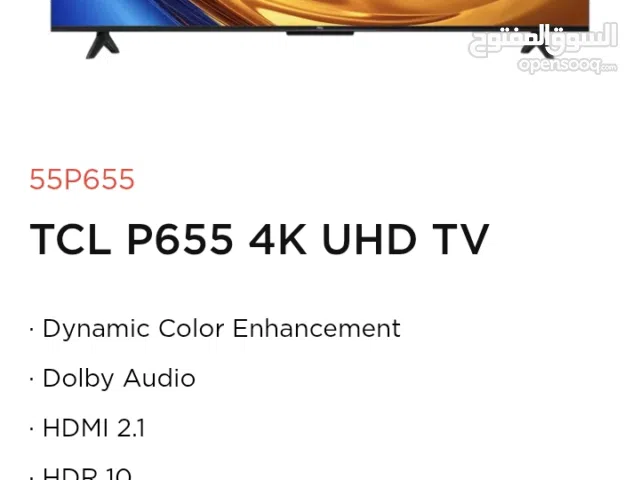 TCL  LED  55""4K SMARTTV