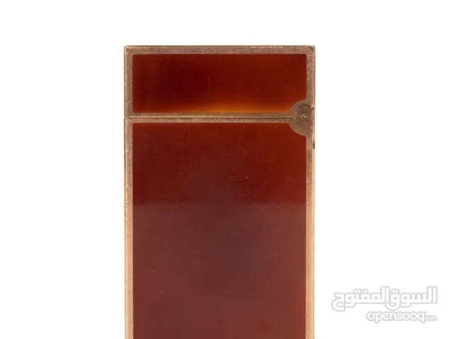 st dupent lighter line 2 lacquer brown and orange very good condition