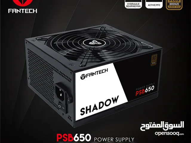 FANTECH PSB650 SHADOW 650W 80 PLUS BRONZE POWER SUPPLY (Exclusive) مزود طاقة فانتيك