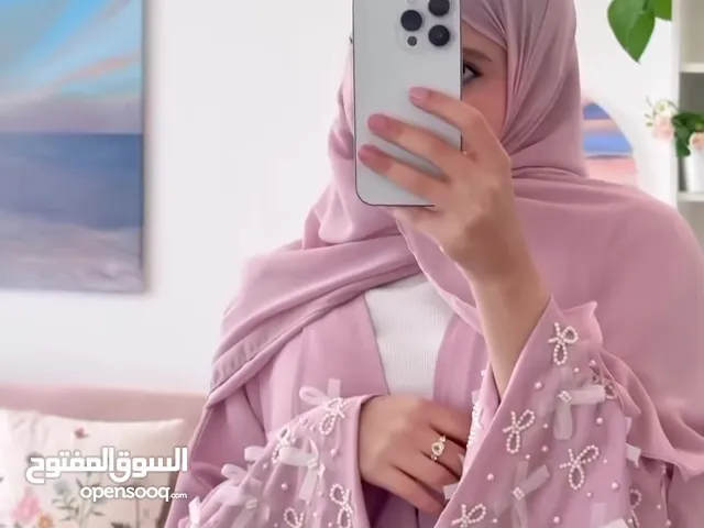 عباءة لون زهر لارج جميلة