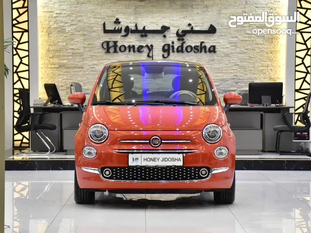 Fiat 500 Dolcevita ( 2024 Model ) in Orange Color GCC Specs This has done a mileage of 11,000 Km