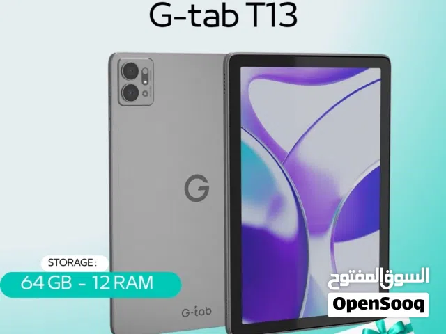 TAB G-TAB T13 ( 64GB ) / RAM 12 NEW /// تاب جي تاب ذاكرة 64 الرام 12 الجديد