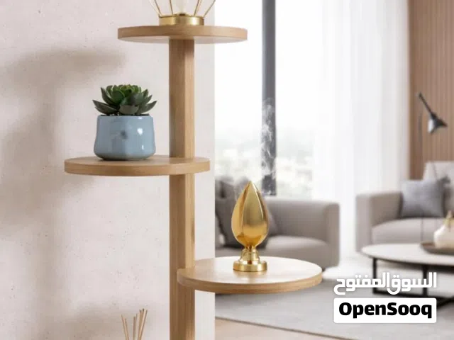 ستانذ رفوف خشبي 5 ارفف ارتفاع متر