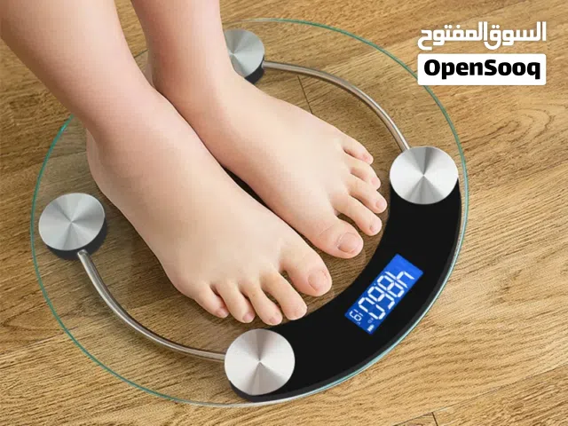 ميزان منزلي زجاح شاشه LCD ديجيتال ميزان اشخاص لغايه 180 كيلو لوزن الجسم ميزان نادي ميزان  الشخص