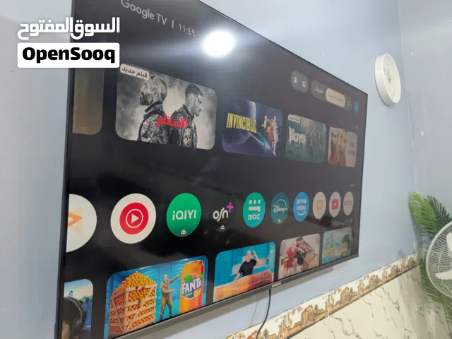 الموديل: TP-QGU50A-120.  نوع الجهاز: شاشة ذكية (Smart TV) بتقنية QLED.  قياس الشاشة: 50 بوصة.  دقة ا