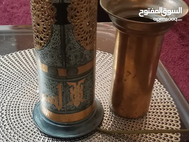 فانوس رمضاني نحاس احمر. مطرقه نحاس احمر. صحن عثماني عمل يودي