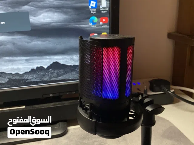 مايك فاي فاين يصلح لجميع الأجهزة   PC وال PlayStation والجوال من نوع كندنسر مع سماعه هدية جديدة