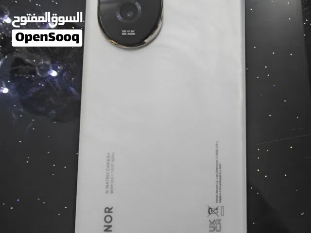 هونر 200 هاتف أبيض بحالة ممتازة بسعة 512 جيجابايت