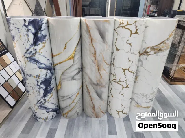 جديدنا لفات بديل الرخام ذاتي الاصق فقط