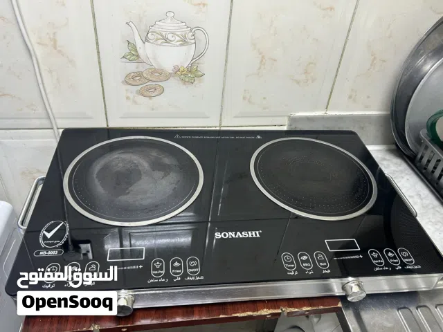 طباخ كهربائي مزدوج (سطح زجاجي) من ماركة سوناشي (SONASHI)