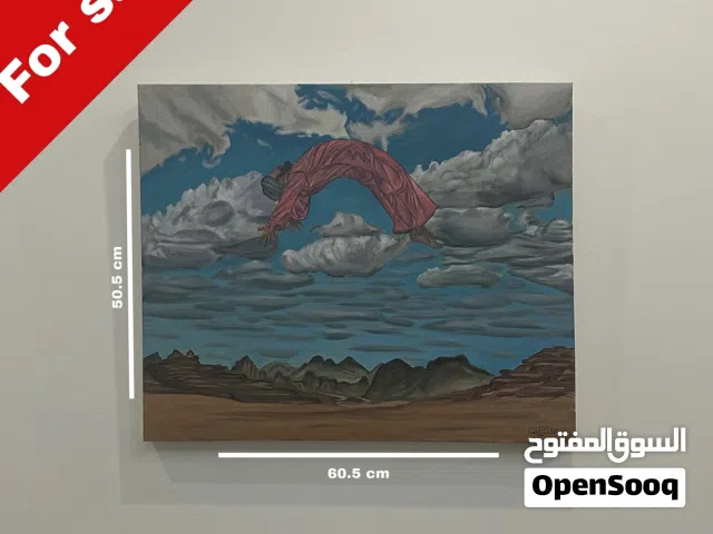 لوحة زيتية أصلية على كانفس