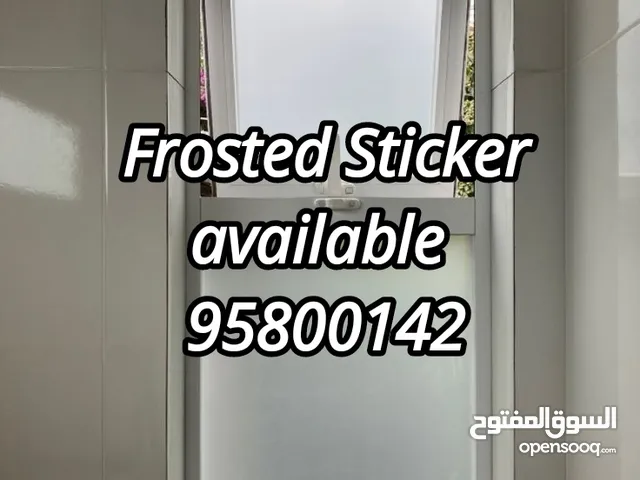 Frosted Sticker available, Window Tinted stickers,Glass Blind Privacy Sheets available