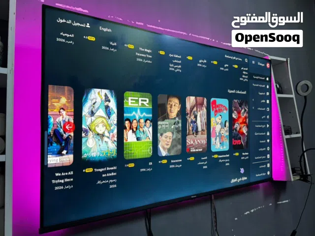 سلام عليكم شاشه هايسنس a6 series حجم 58 4k 60hz للبيع