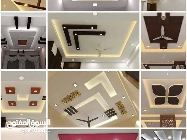 فن ديكوار بورسلان + جبسن برد+ دهان+ كهرب