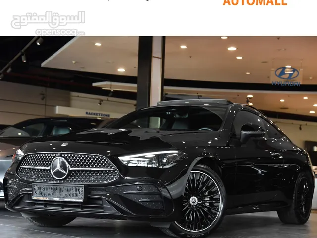 مرسيدس سي ال اي نايت بكج مايلد هايبرد 2024 Mercedes CLE 200 Coupe AMG Line Night Package