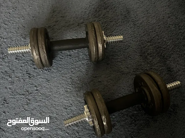 دمبلز حديد 10 كيلو dumbbells