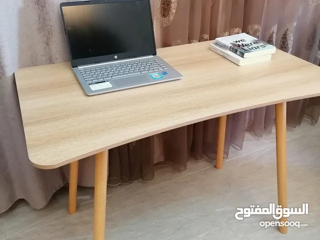 مكتب خشب لامنيت قوي ومتين لون خشابي بدون كرسي عرض 100 سم