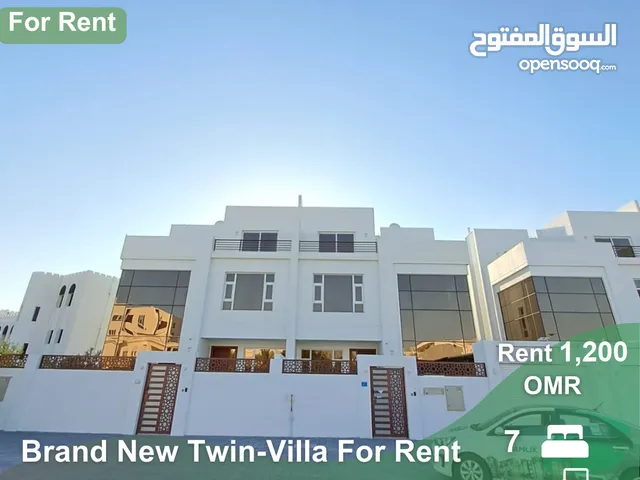 Brand new Twin -Villa for rent in Al Ghubrah north  REF 609YA