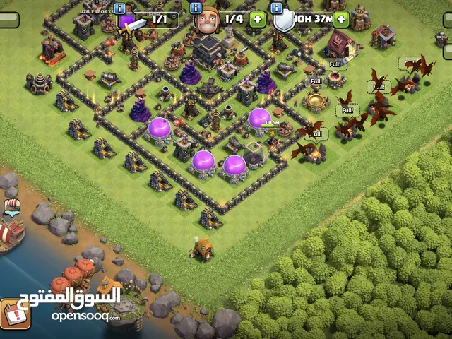 for sale! clash of clans account all max to Town Hall level 9. now upgraded to Town hall level 10.