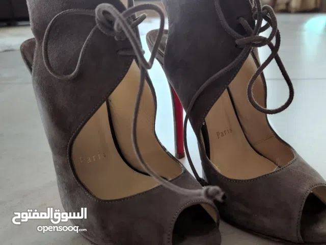 Christian Louboutin "Mamanouk" Lace-Up Booties