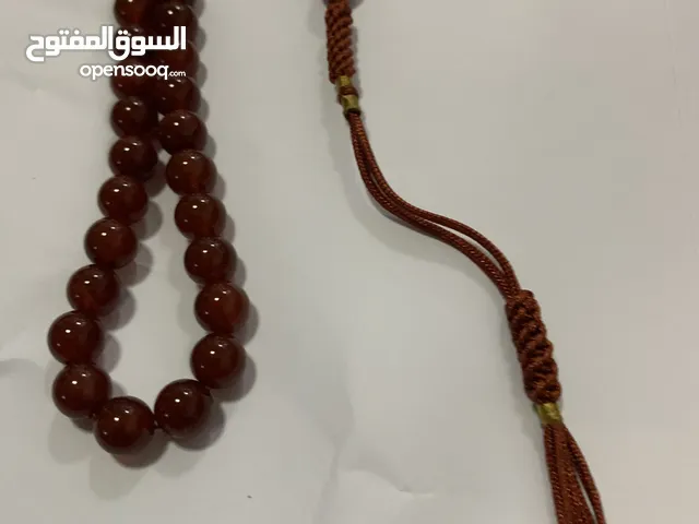 للبيع مسباح عقيق يماني اصلي العمر50سنه