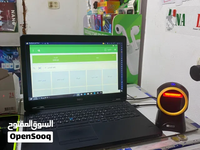 لبتوب DELL معه قاري باكود