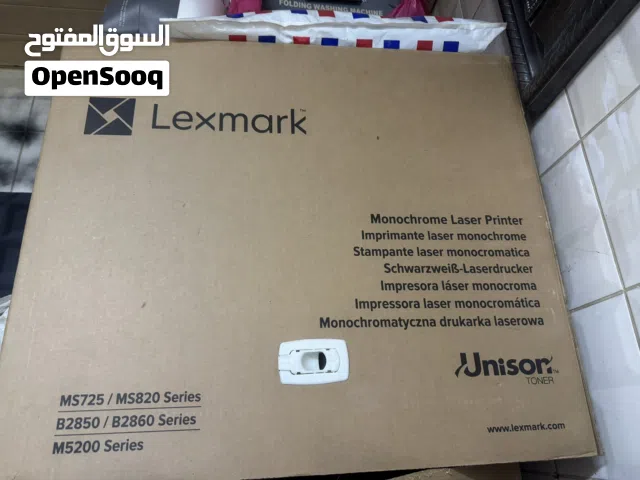 طابعه Laxmark  ابيض واسود جديده