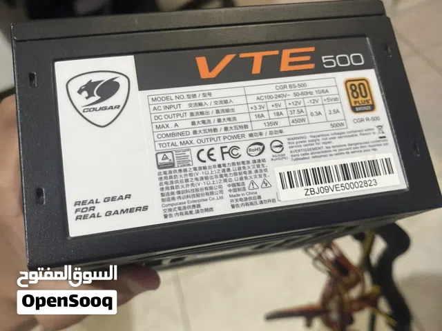 مزود طاقة 500 واط شغال من شركة cougar