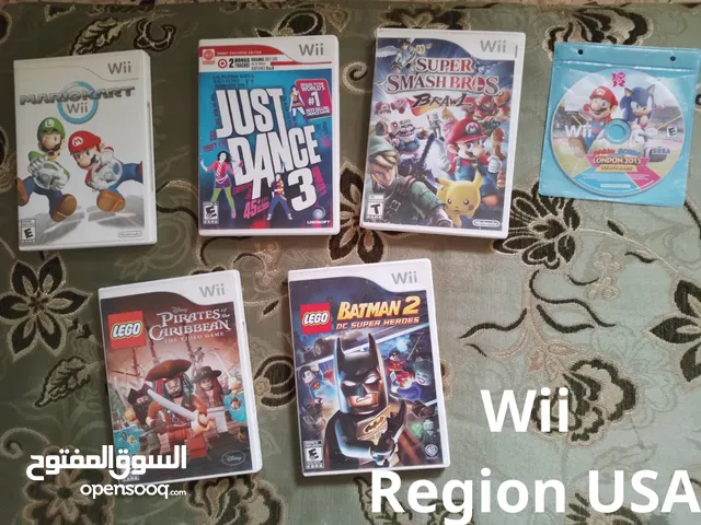 مجموعة دسكات Nintendo Wii للبيع الدسكة الواحدة