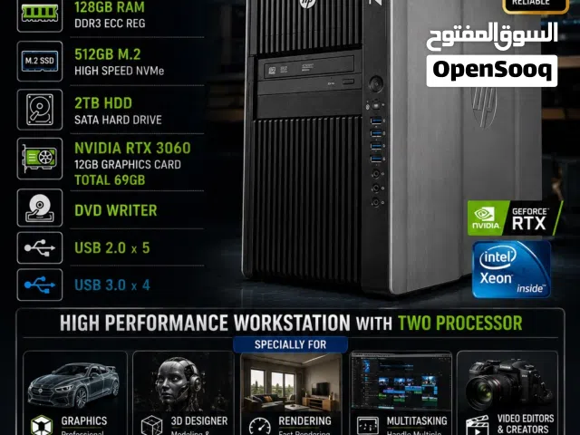 HP z820 Workstation Intel Xeon