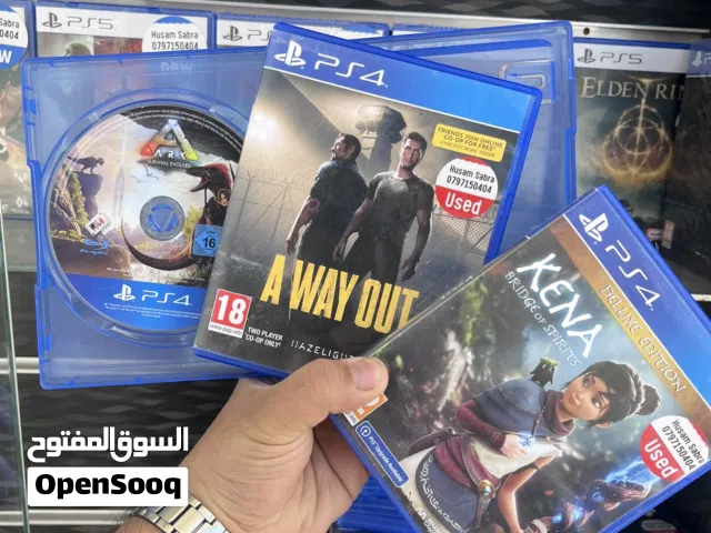 مجموعه العاب بلاستيشن 4&5 للبيع او البدل فرقية كل لعبه والها سعرها
