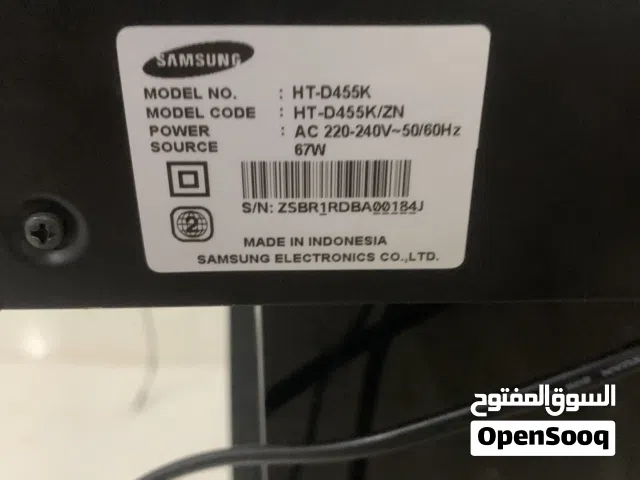 مسرح منزلي سامسونج HT-D455K كامل مع سبووفر – صوته قوي