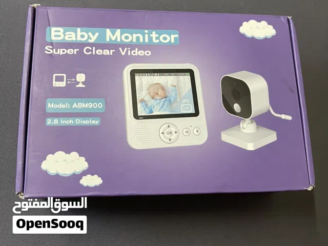 جهاز كاميرا مراقبة الأطفال الذكي BURNNOVE - شاشة 720P ورؤية ليلية