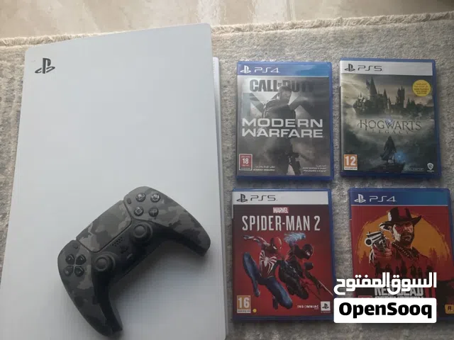 Ps5 with games and controller 2,300