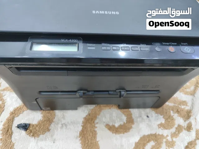 طابعة سامسنق scx4300 الطابعه كلشي فيها شغال ما عدا السكنرر للبيع قطع السعر 40 معها عبلة حبر