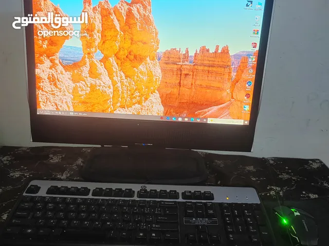 حاسبه تجميع iser من الفه المتوصطه كامله مع الشاشه حجم 24 60 HZ
