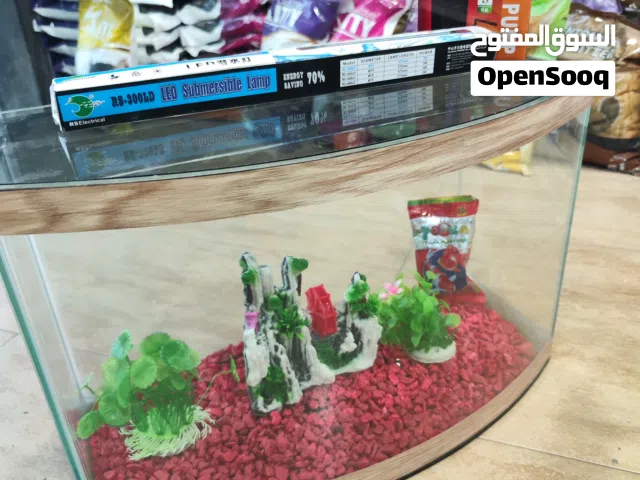 عروض على احواض السمك ، عرض ع حوض السمك مجهز بالكامل المقاسات داخل الوصف